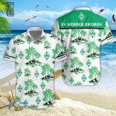SV Werder Bremen Coconut Tree Hawaiian Shirt