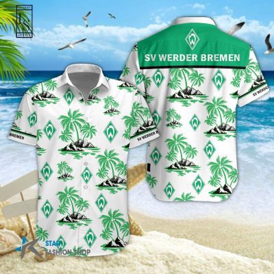 SV Werder Bremen Coconut Tree Hawaiian Shirt