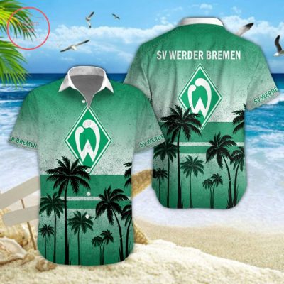 SV Werder Bremen Palm Tree Hawaiian Shirt
