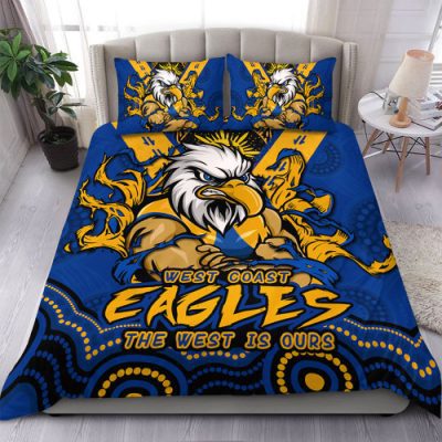 West Coast Eagles Bedding Set Ripped Legacy Of The Game