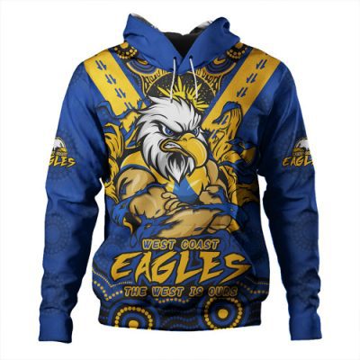 West Coast Eagles Hoodie Ripped Legacy of the Game