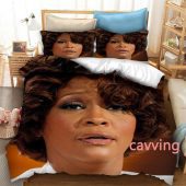 Whitney Houston Face Bedding Set