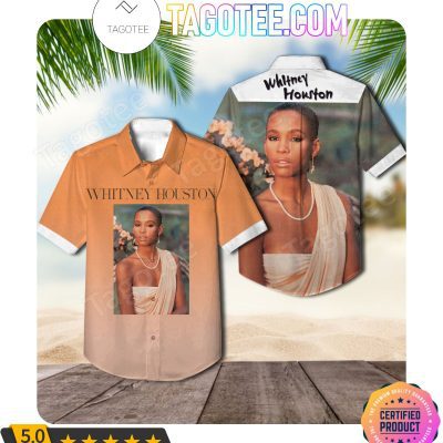 Whitney Houston The Debut Studio Album Cover Hawaiian Shirt