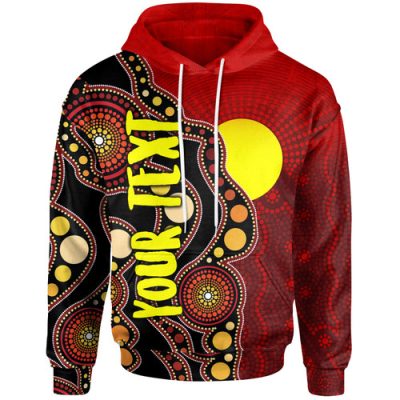 [Custom] Australia Aboriginal Inspired Hoodie - Australia Aboriginal Inspired Life Style Flag