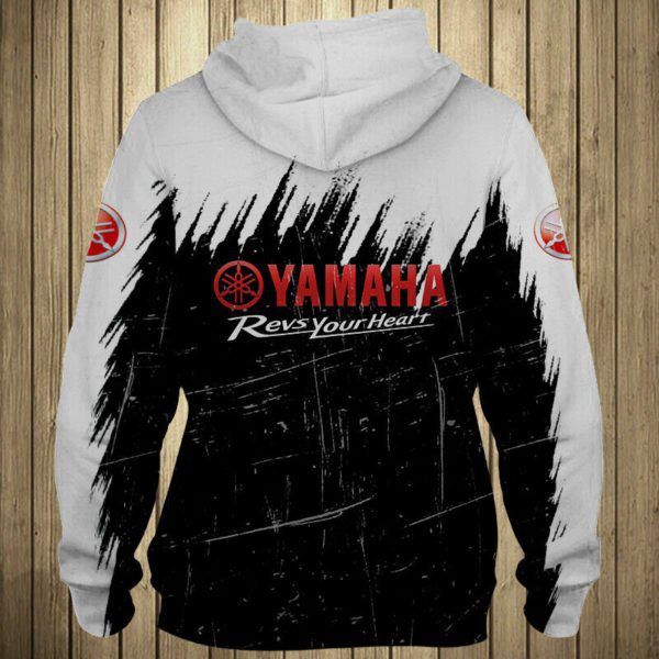 Yamaha Motorcycles Skull Pullover Hoodie V3 Yamaha Motorcycles Skull Pullover Hoodie V3