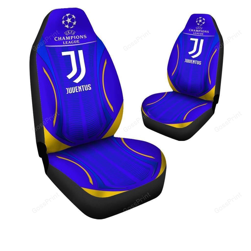 Juventus FC Champions Blue Car Seat Covers Juventus FC Champions Blue Car Seat Covers