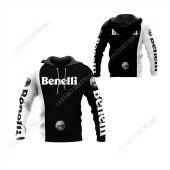 Benelli White Black Pullover Hoodie