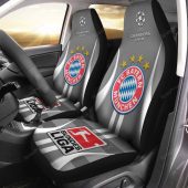 Bayern Munich Silver Champions League Car Seat Covers