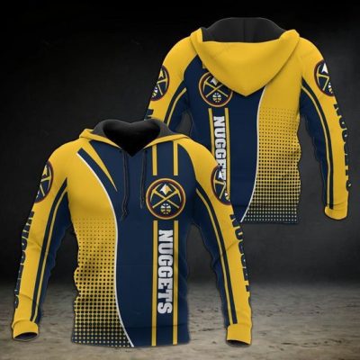 NBA Denver Nuggets Yellow Blue Limited Edition Pullover Hoodie