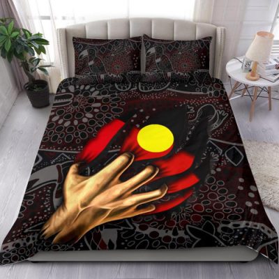 Australia Aboriginal Inspired Bedding Set - Aboriginal Inspired Blood In Me