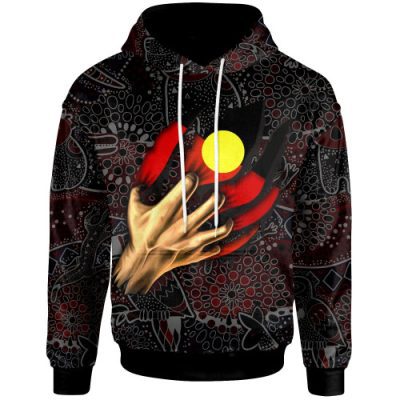 Australia Aboriginal Inspired Hoodie - Aboriginal Inspired Blood In Me