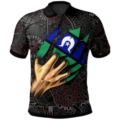 Australia Torres Strait Islands Inspired Polo Shirt - Torres Strait Blood In Me