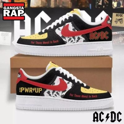 ACDC Pwr Up Tour Air Force 1 Sneaker Shoer