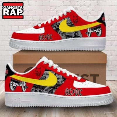 ACDC Pwr Up Tour Air Force 1 Sneaker Shoer
