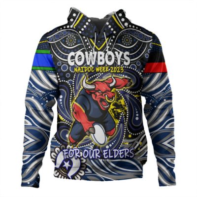 North Queensland Cowboys Naidoc Hoodie - Aboriginal For Our Elder NAIDOC Week 2023