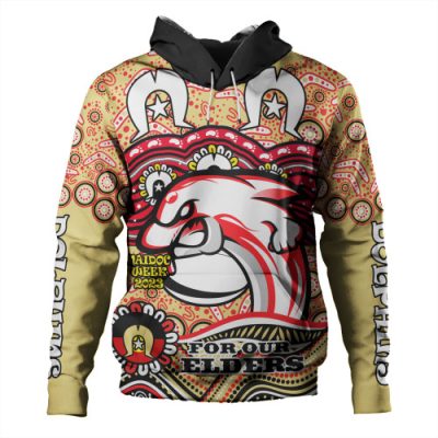 Redcliffe Dolphins Naidoc Week Hoodie - Aboriginal For Our Elder NAIDOC Week 2023