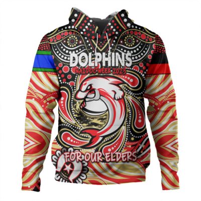 Redcliffe Dolphins Naidoc Week Hoodie - Aboriginal For Our Elder NAIDOC Week 2023