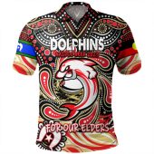 Redcliffe Dolphins Naidoc Week Polo Shirt - Aboriginal For Our Elder NAIDOC Week 2023