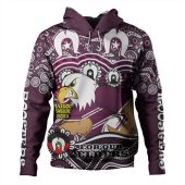 Manly Warringah Sea Eagles Hoodie - Aboriginal For Our Elder NAIDOC Week 2023
