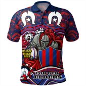 Newcastle Knights Naidoc Polo Shirt - Custom Newcastle Knights Naidoc Week For Our Elders Aboriginal Inspired Polo Shirt