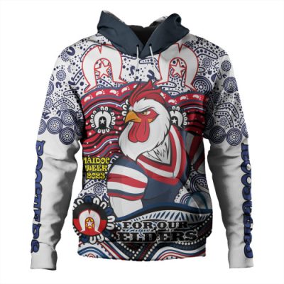 Sydney Roosters Naidoc WeekHoodie - Aboriginal For Our Elder NAIDOC Week 2023