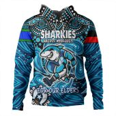Cronulla-Sutherland Sharks Naidoc Week Hoodie - Aboriginal For Our Elder NAIDOC Week 2023