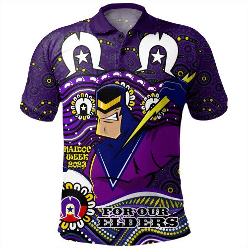 Melbourne Storm Naidoc Week Polo Shirt - Aboriginal For Our Elder NAIDOC Week 2023 Melbourne Storm Naidoc Week Polo Shirt - Aboriginal For Our Elder NAIDOC Week 2023