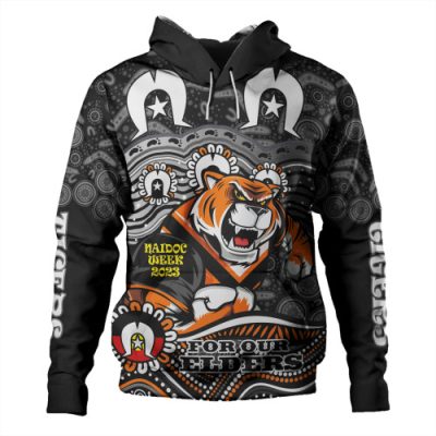 Wests Tigers Naidoc Week Hoodie - Aboriginal Inspired For Our Elders NAIDOC Week 2023