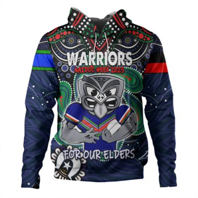 New Zealand Warriors Naidoc Week Hoodie - Aboriginal For Our Elder NAIDOC Week 2023