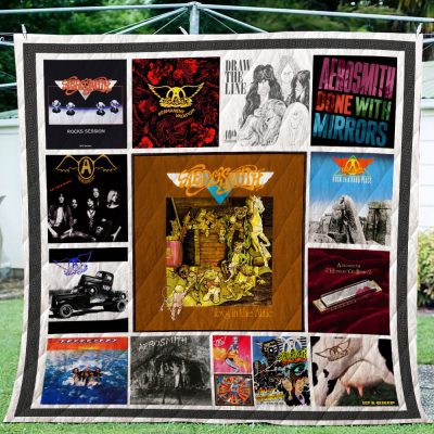 Aerosmith Quilt Blanket V2