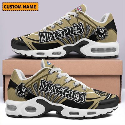AFL Collingwood Magpies Custom Name Fan Edition Air Max Plus Shoes