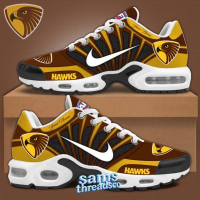 AFL Hawthorn Hawks Custom Name New Edition Air Max Plus Shoes