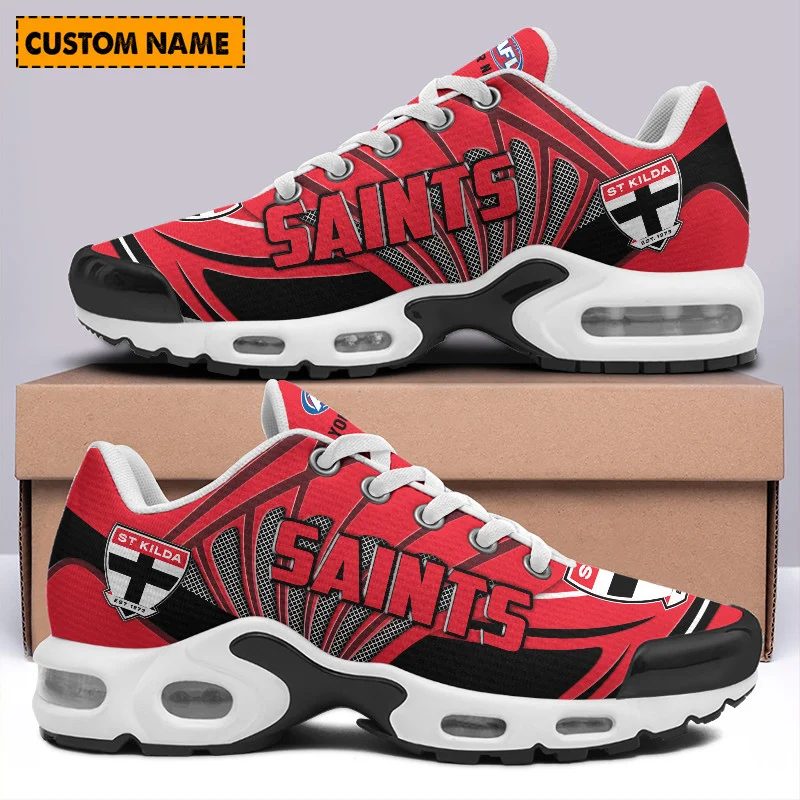 AFL St Kilda Saints Custom Name Fan Edition Air Max Plus Shoes AFL St Kilda Saints Custom Name Fan Edition Air Max Plus Shoes