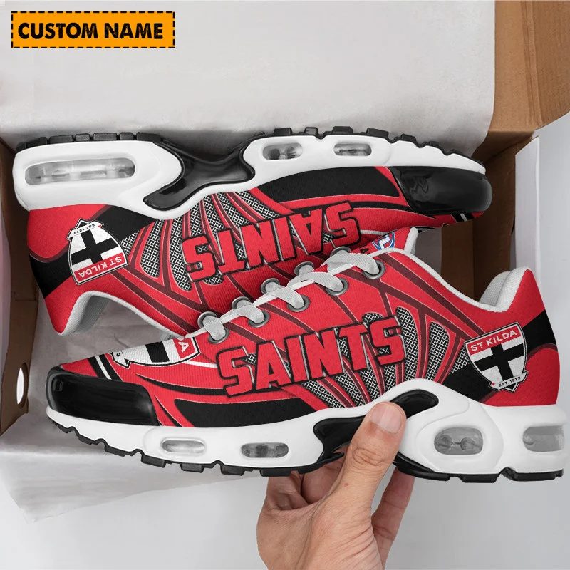 AFL St Kilda Saints Custom Name Fan Edition Air Max Plus Shoes AFL St Kilda Saints Custom Name Fan Edition Air Max Plus Shoes