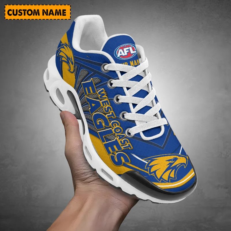 AFL West Coast Eagles Custom Name Fan Edition Air Max Plus Shoes AFL West Coast Eagles Custom Name Fan Edition Air Max Plus Shoes