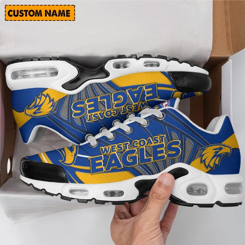 AFL West Coast Eagles Custom Name Fan Edition Air Max Plus Shoes AFL West Coast Eagles Custom Name Fan Edition Air Max Plus Shoes