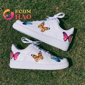 Air Force 1 Custom Low Pink Blue Orange Wow! This Is Gracious - demo10