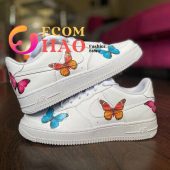Air Force 1 Custom Low Pink Blue Orange Oh My God You Have Put On So Much! - demo10