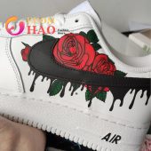 Air Force 1 Custom Rose Drips Cutting Dash - demo10