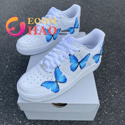 Air Force 1 Personalizado Mariposa Azul