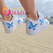 Air Force 1 Personalizado Mariposa Azul You Look Too Weak - demo10
