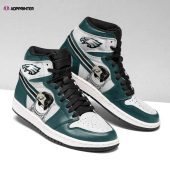Air JD Hightop Shoes NFL Philadelphia Eagles Jack Skellington Air Jordan 1 High Sneakers For Men