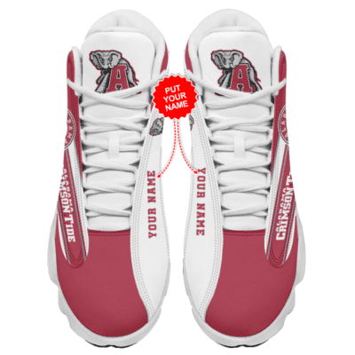 Alabama Crimson Tide Custom Name Air Jordan 13 Sneakers, Best Gift For Men And Women