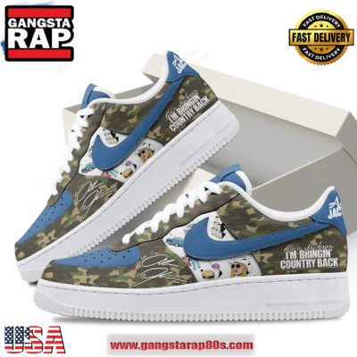 Alan Jackson Last Call Limited Edition Air Force 1 Running Sneakers Shoes