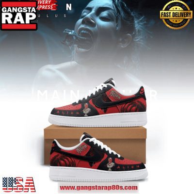 Alien Romulus Limited Edition Air Force 1 Running Sneakers Shoes