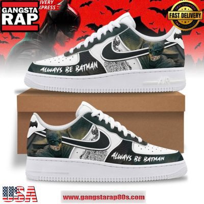 Always Be Batman Limited Edition Air Force 1 Running Sneakers Shoes