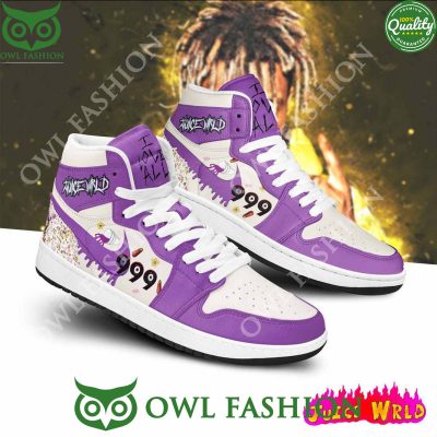 American rapper Juice WRLD Thank you for memories 1998 2019 AJ Sneaker