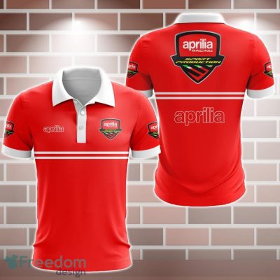 Aprilia Red Polo Shirt