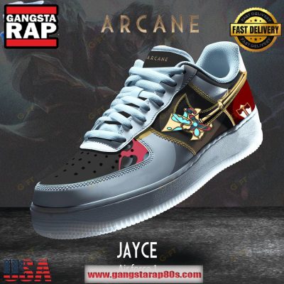 Arcane Jayce Special Limited Edition Air Force 1 Running Sneakers Shoes