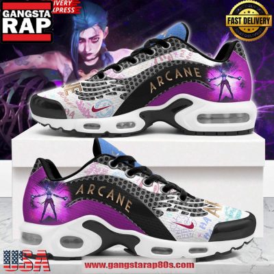 Arcane League of Legends Limited Air Max Plus Shoes Running Sneakers